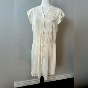 Flowy Dress with tie belt